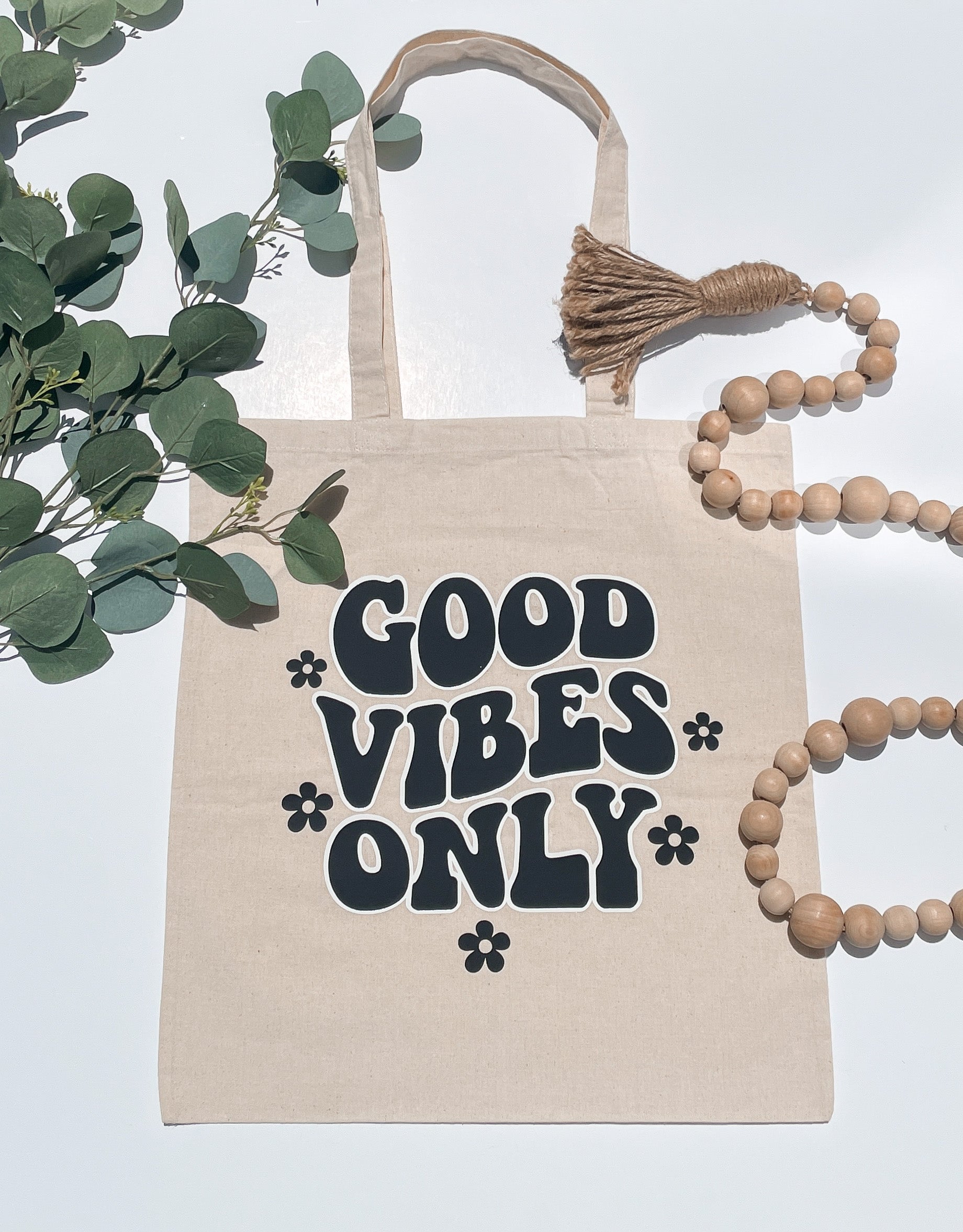 Good Vibes Tote – Crafts & Creations Co.